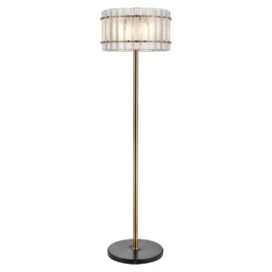 Floor lamp Feline brass antique
