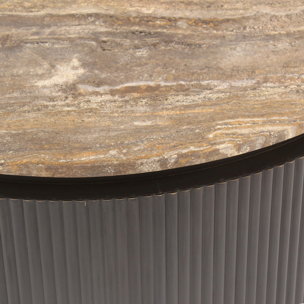 Coffee table Russo brown 90Ø - obrazek 2