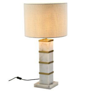 Table lamp Celinae white including lampshade