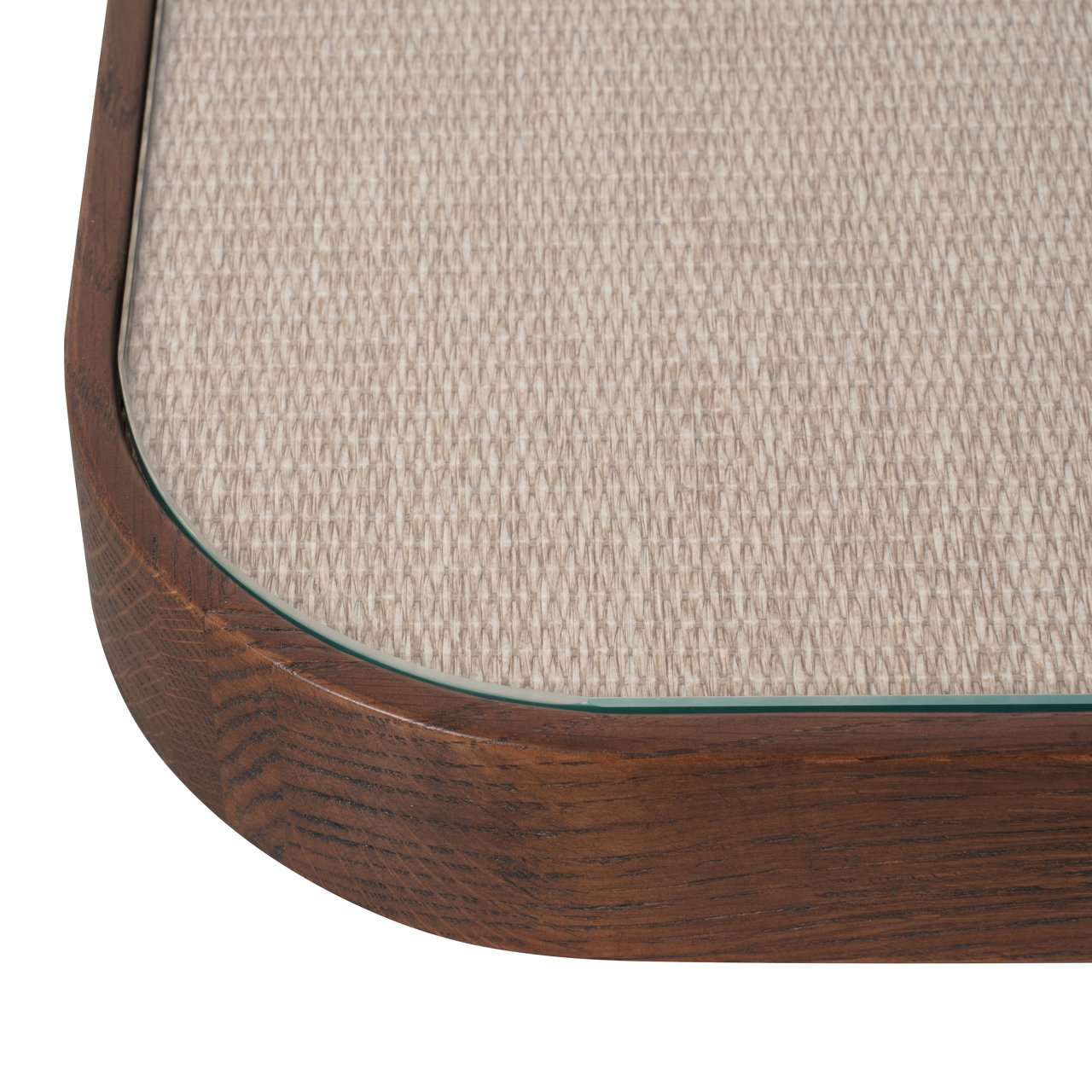 Coffee table Willox brown including glass (Set of 2) - obrazek 5