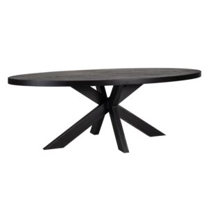 Dining table Watson black 235 incl. spider leg black (Black)