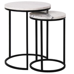 End table Lexington set of 2 (White)