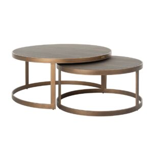 Coffee table Bloomville set of 2 (Gold)