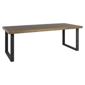 Dining table Bloomville 230 incl. glass (Brown)