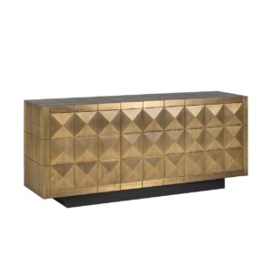 Sideboard Collada 3-doors (Brushed Gold)