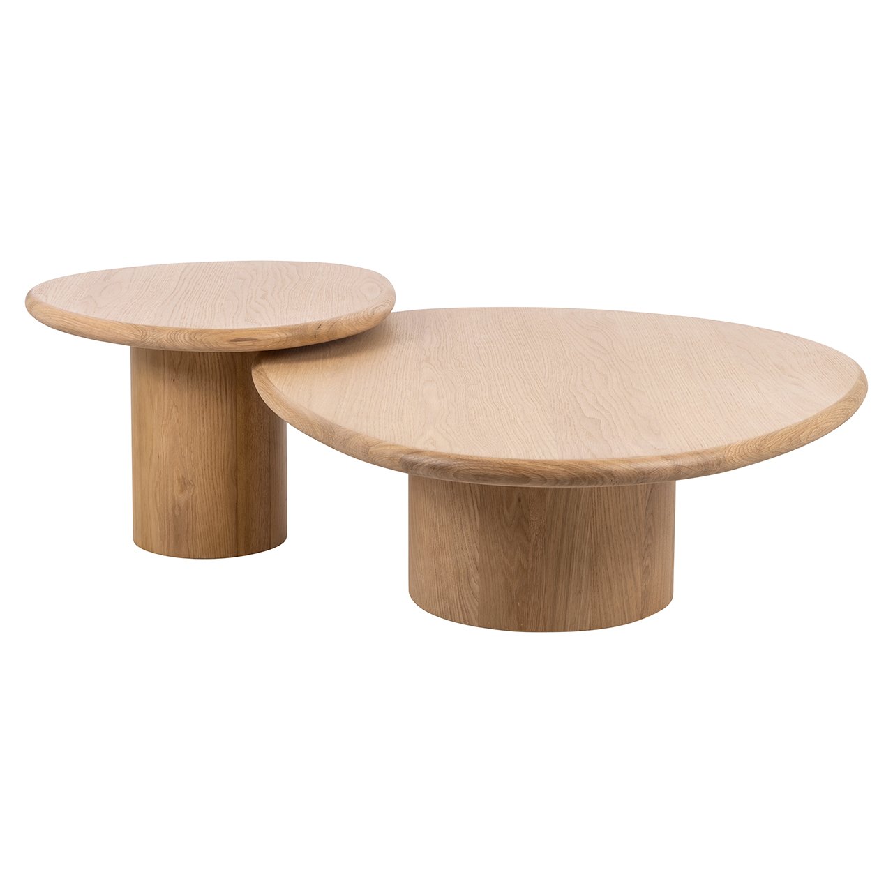 Coffee table Oakley set of 2 (Natural oak) - obrazek 2