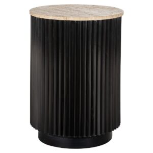 End table Hampton 45Ø (Dark brown)