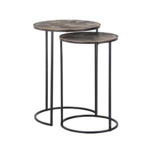 End table Tulum set of 2 (Brushed Gold)