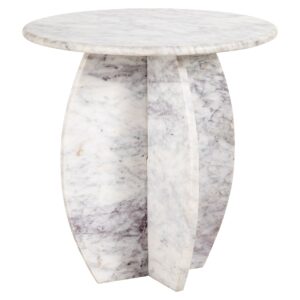 End table Holmes 50Ø (White)