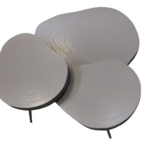 Coffee table Zeus clay (Set of 3)