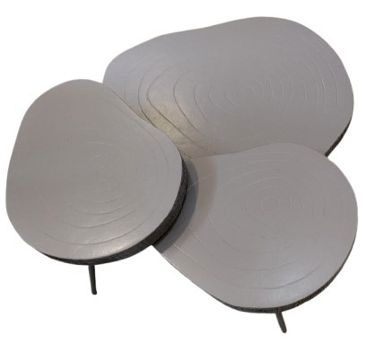 Coffee table Zeus clay (Set of 3)