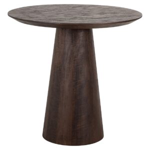 Bistro table Willow 80Ø (Dark brown)
