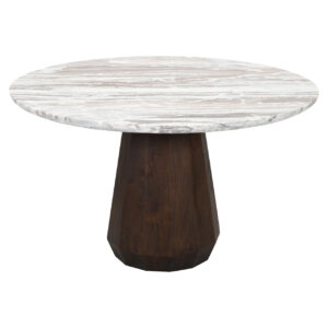 Dining table Oberoy 130Ø (Brown)