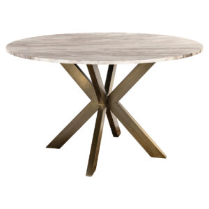 Dining table Bottega 140Ø (White)