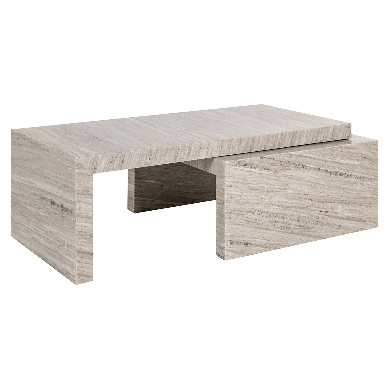 Coffee table Novaz set of 2 (White) - obrazek 6