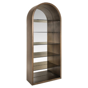 Display cabinet Bowic (Brushed Gold)