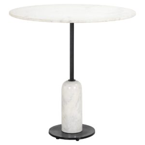 Bistro table Jagger 76,5 Ø (Black/white)
