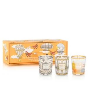 TRIO  CANDLES BRUSSELS-ROMA-SAINT TROPEZ