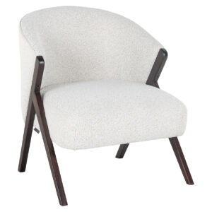 Lounge chair Mia (Copenhagen 900 Bouclé White)