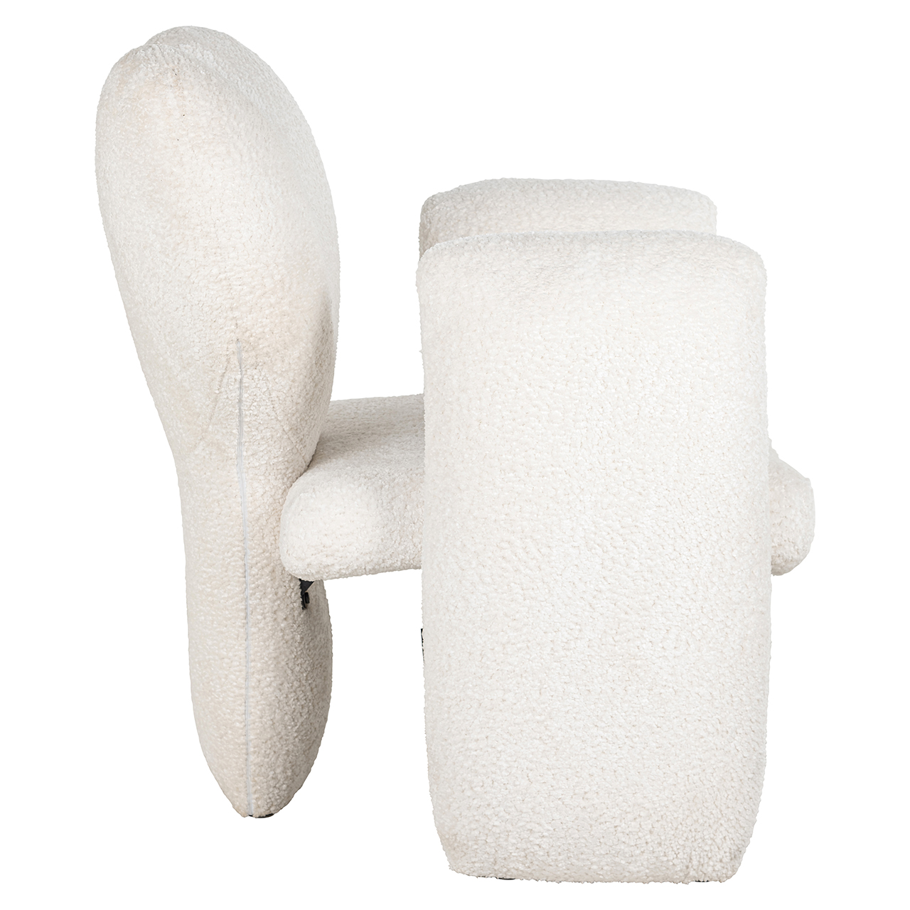 Lounge chair Didi (Sheep 02 white) - obrazek 2