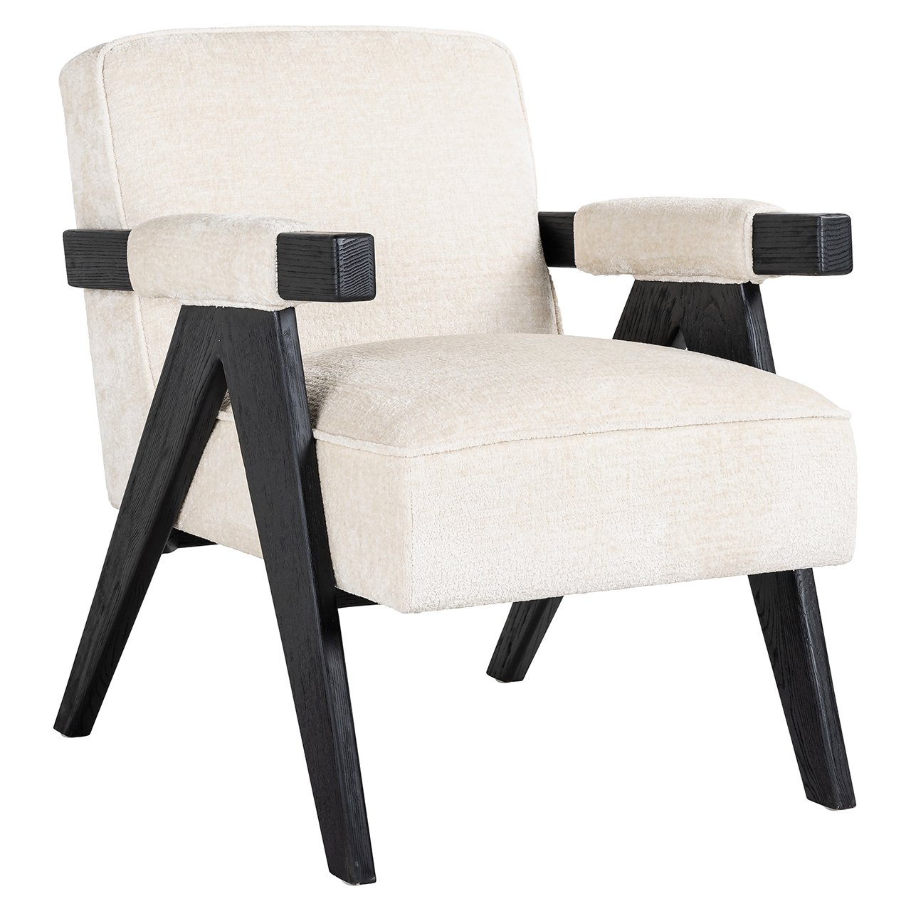 Lounge chair Cooper (Bergen 900 white chenille) - obrazek 8