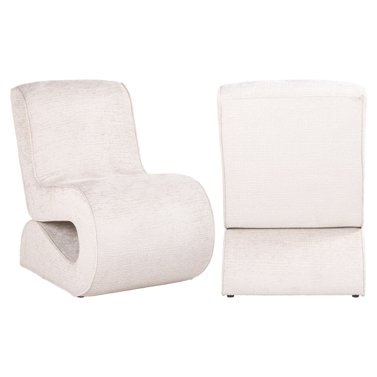 Lounge chair Frankie cream fusion (Fusion cream 02) - obrazek 3