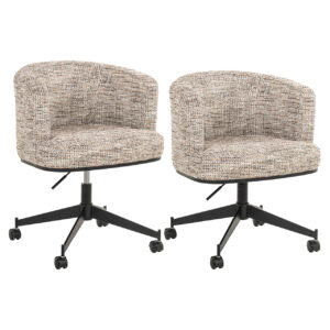 Swivel chair Rochenne with wheels trendy nature (Be Trendy 01 Nature)