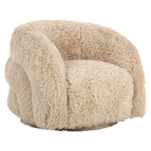 Kids swivel lounge chair Lenny (Yakety Yak Sand)