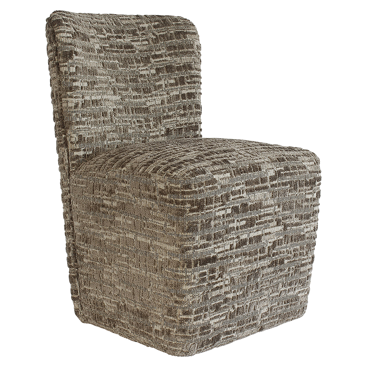 Chair Lorain with wheels greige dalia (Dalia 45 Greige)
