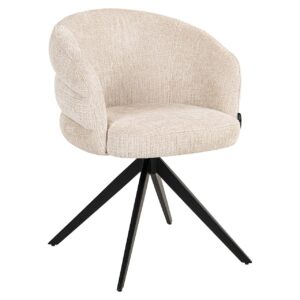 Swivel chair Serenity beige chenille fire retardant (Niagara 902 beige Chenille)