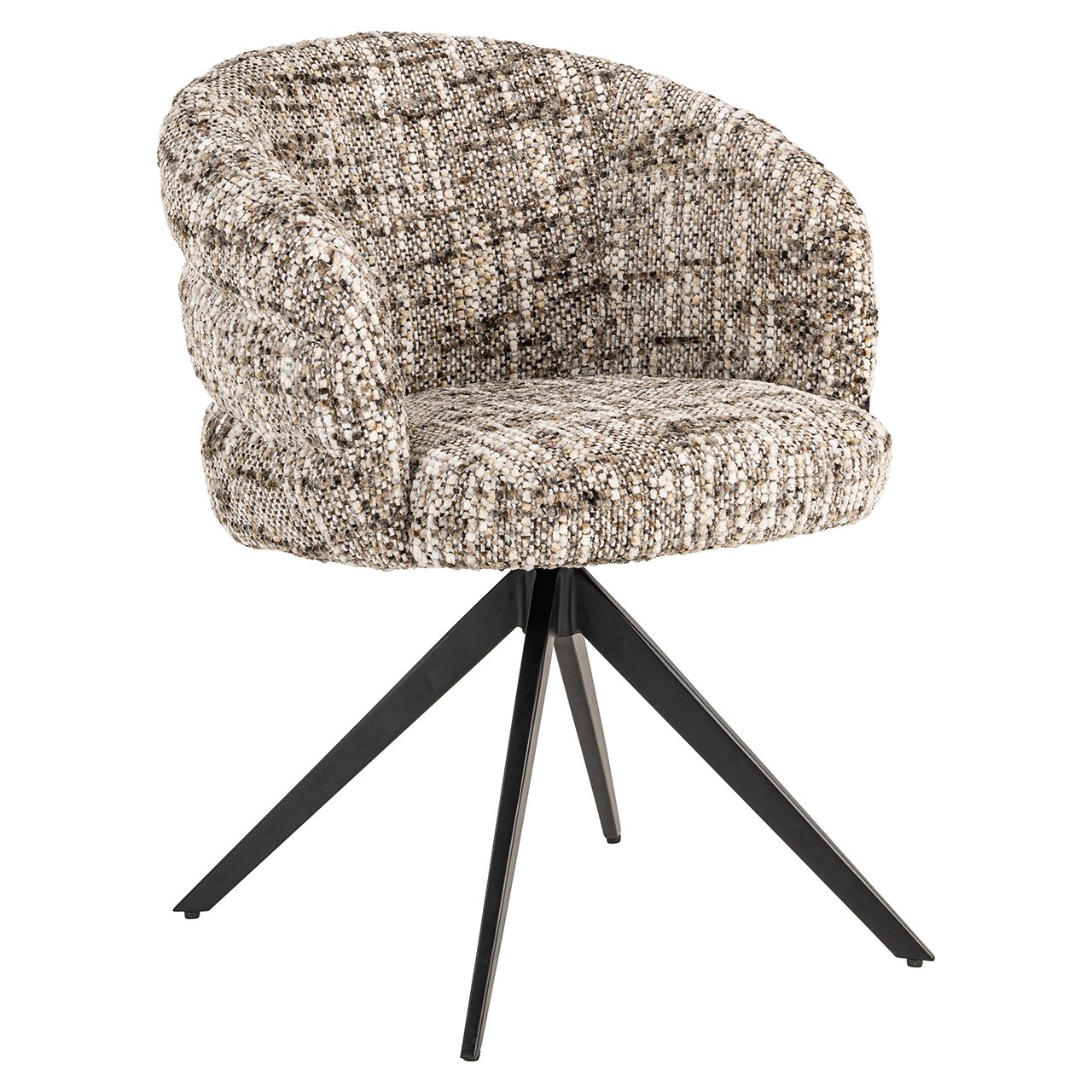 Swivel chair Serenity brown omara fire retardant (Brown omara)