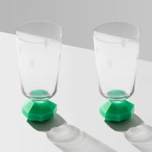 Chelsea  Clear/Mint (set of 2)