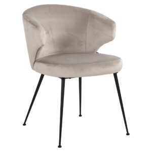 Chair Xandra khaki velvet (Quartz Khaki 903)