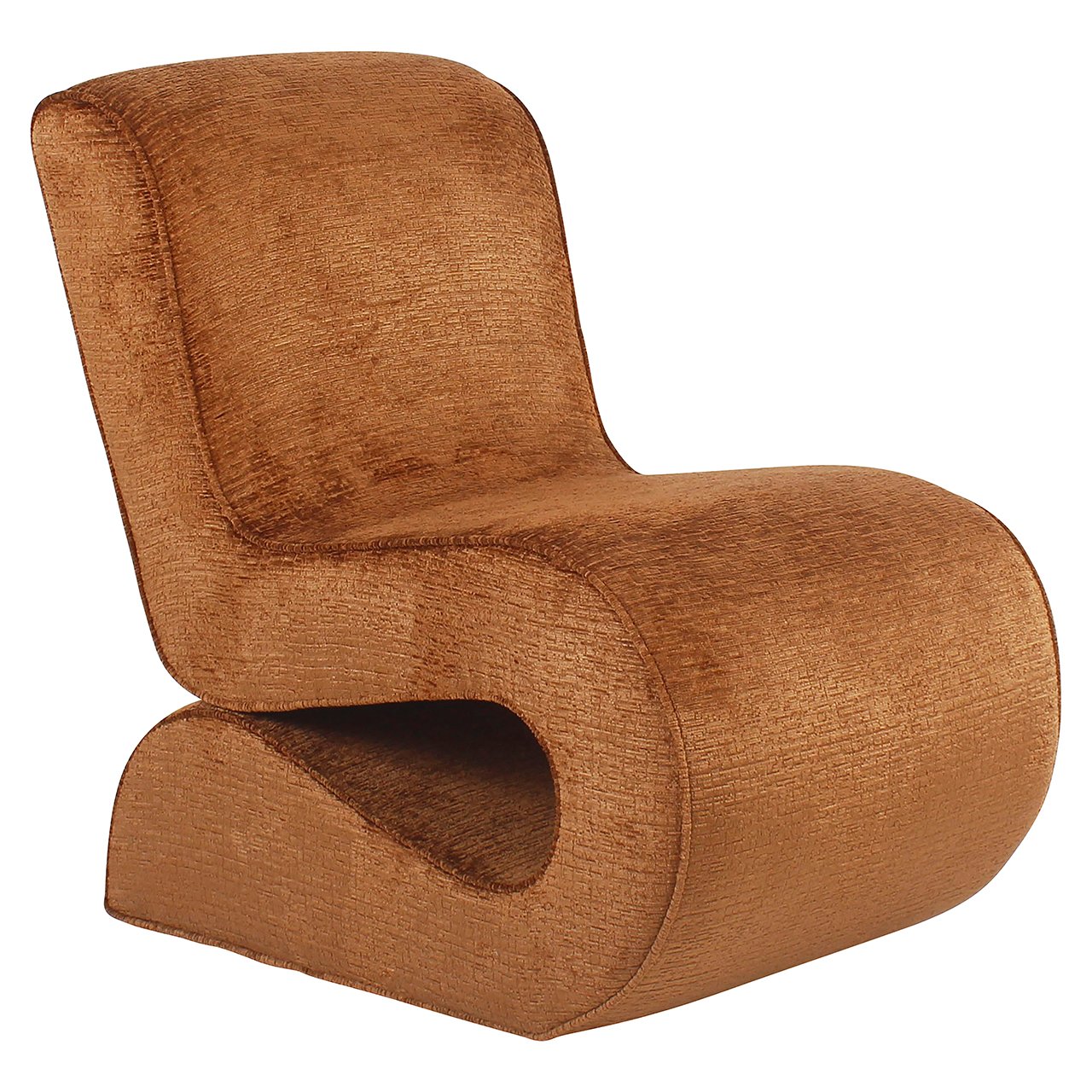Lounge chair Frankie cognac fusion (Fusion cognac 28)