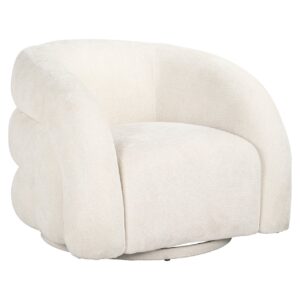 Swivel lounge chair Arcus unicorn white (Unicorn 02 white)