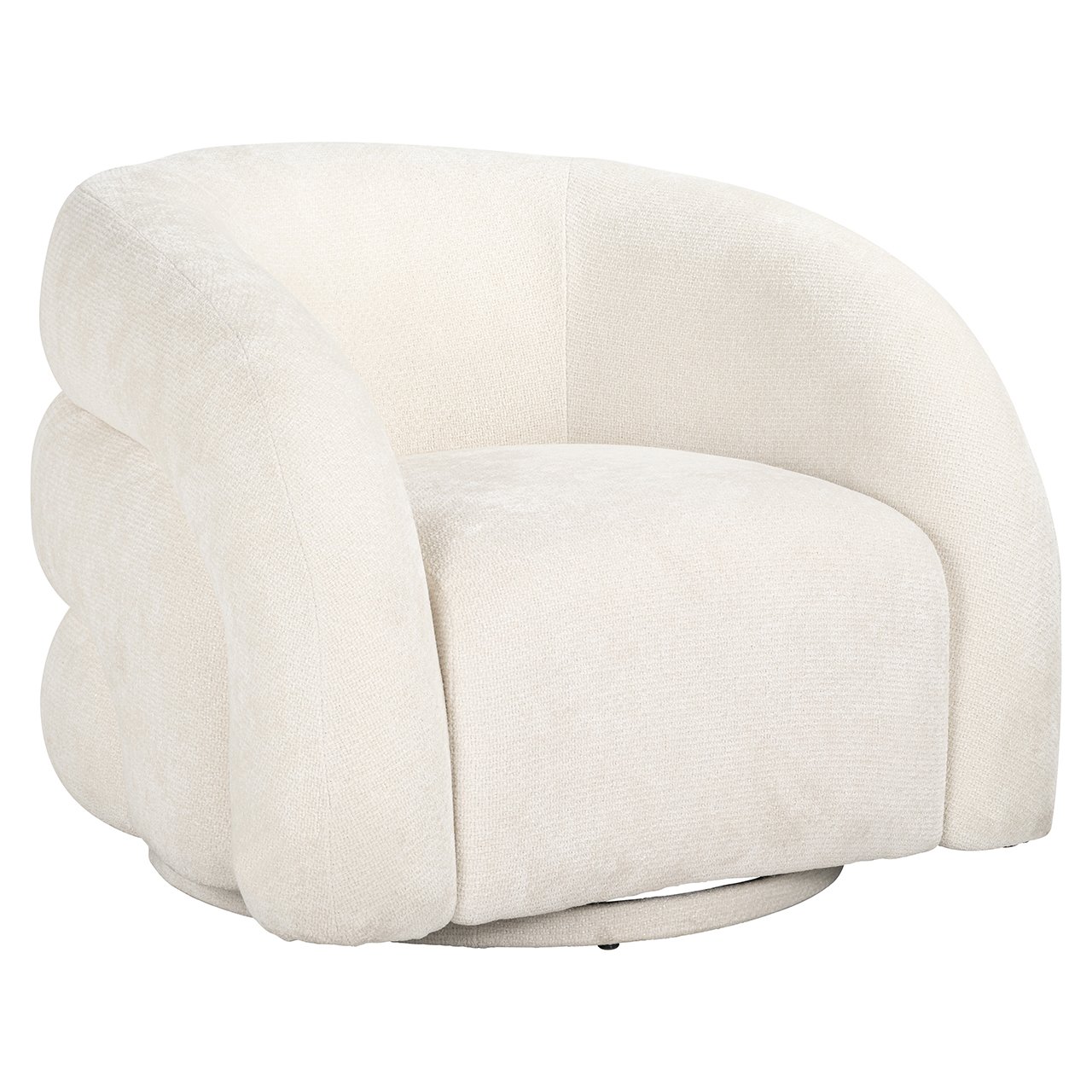 Swivel lounge chair Arcus unicorn white (Unicorn 02 white)